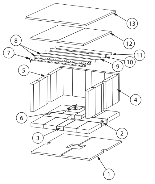 Repair Parts 2 Diagram and Parts List for US3200E  US Stove Company Heating Stove